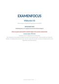 Examenfocus Wiskunde II B &vert; UGent 