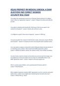 Relias Prophecy RN Medical Surgical A Exam Test Bank with Practice Questions and Verified Answers Complete Nursing Study Guide for Medical Surgical Competency Assessment Success