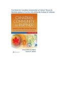 Test Bank&colon; Canadian Community as Partner &lpar;Theory & Multidisciplinary Practice&rpar; 5th Edition by Vollman &ndash; Chapters 1-7 &lpar;With Answers & Rationales&rpar;