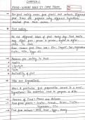 Class 6 chapter 1 notes "Food &colon; where does it come from&quest; " 