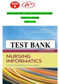 Test Bank&colon; Nursing Informatics and the Foundation of Knowledge &lpar;4th Edition&rpar; by McGonigle &ndash; Chapters 1-26 &lpar;Complete&rpar;