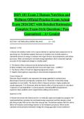 DHN 101 Exam 2 Human Nutrition and Wellness Official Practice Exam Actual Exam 2026&sol;2027 with Detailed Rationales &vert; Complete Exam-Style Questions &vert; Pass Guaranteed &ndash; A&plus; Graded&NewLine;&NewLine;