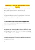 Chapter 5 CCA Exam Questions and Correct&NewLine;Answers