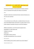 DOMAIN 1 CCA REVIEW Questions and&NewLine;Correct Answers