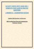 SECURITY FORCES 3P071 EXAM 2026 &vert; COMPLETE STUDY GUIDE & PRACTICE QUESTIONS