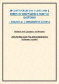 SECURITY FORCES CDC 7 LEVEL 2026 &vert; COMPLETE STUDY GUIDE & PRACTICE QUESTIONS
