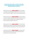 NUR 242 MED SURG EXAM 1 LATEST ACTUAL EXAM &NewLine;NEWEST 2026 QUESTIONS and CORRECT DETAILED &NewLine;ANSWERS ALREADY GRADED A&plus; 
