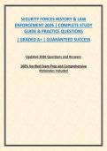 SECURITY FORCES HISTORY & LAW ENFORCEMENT 2026 &vert; COMPLETE STUDY GUIDE & PRACTICE QUESTIONS