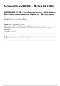 Samenvatting MBO Kok 2026 &plus; 20 Oefenvragen - Bereidingstechnieken HACCP Mise en Place Sauzen Menu Voedingswaarde Allergenen Brigade Trends Hygi&euml;ne ARBO 25&plus; Pagina's