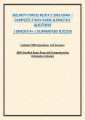 SECURITY FORCES BLOCK 2 2026 &vert; COMPLETE STUDY GUIDE & PRACTICE QUESTIONS