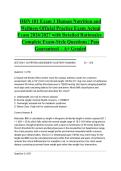 DHN 101 Exam 3 Human Nutrition and Wellness Official Practice Exam Actual Exam 2026&sol;2027 with Detailed Rationales &vert; Complete Exam-Style Questions &vert; Pass Guaranteed &ndash; A&plus; Graded&NewLine;&NewLine;