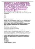 Fall Semester 2026&ndash;2027 Florida Cosmetology Exam Updated 2026 &vert; 190&plus; Questions and Answers &vert; Florida Cosmetology Licensing Exam Study Guide&comma; Practice Exam&comma; Comprehensive Review&comma; Exam Prep Test Bank&comma; Hair Cutting&comma; Hair Coloring&comma; Chemical Texture Services&comma; 