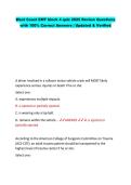 West Coast EMT Block 4 Quiz 2025 Review Questions and Answers 2025&sol; 2026 100&percnt; Verified with Correct Questions and Answers &vert; Complete EMT Exam Prep and