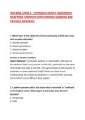 NUR 6001 EXAM 1 &ndash; ADVANCED HEALTH ASSESSMENT QUESTIONS COMPLETE WITH VERIFIED ANSWERS AND DETAILED RATIONALE