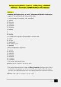 Portage Learning BIOD 151 Anatomy and Physiology 1 All EXAMS &lpar;MODULE 1- MODULE 7&rpar; TEST BANK LATEST UPDATED 2026&NewLine;