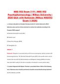 NSG 552 Exam 3 V1&ndash;V3 &vert; NSG 552 Psychopharmacology &vert; Wilkes University &vert; 2026 Q&A with Rationale &lpar;Wilkes NSG552 Exam 3 2026&rpar;