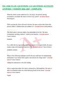 NSG 3100 EXAM 4 QUESTIONS &vert;GUARANTEED ACCURATE ANSWERS &vert;VERSION 2026-2027 &vert;COMPLETE&period;