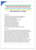 Medical-Surgical Nursing 1&comma; Western Kentucky University EVOLVE ELSEVIER HESI MED SURG LATEST 2025 TEST BANK&vert; COMPLETE 350 REAL EXAM QUESTIONS AND CORRECT ANSWERS WITH WELL-ELABORATED RATIONALES&sol; EVOLVE HESI MEDICAL SURGICAL LATEST EXAM 2025 &lpar;BRAND NEW&excl;