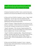 AORN TEST BANK 2026 FULLY SOLVED &NewLine;QUESTIONS GUARANTEED TO PASS&period; 