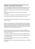 West Coast University NURS 420 Leadership Final Exam  &lpar;pdf&rpar; &vert; 2026&sol;2027 &vert; Leadership Q&A &vert; Nurs Leadership