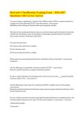 Derivative Classification Training Exam &ndash; 2026-2027 Questions with Correct Answer&period;