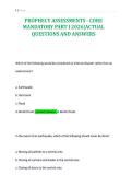 PROPHECY ASSESSMENTS - CORE&NewLine;MANDATORY PART I 2026&vert;ACTUAL&NewLine;QUESTIONS AND ANSWERS