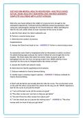 2027  HESI RN MENTAL HEALTH HESI REVIEW - MULTIPLE CHOICE  &NewLine;ACTUAL EXAM&comma; REALISTIC QUESTIONS AND VERIFIED ANSWERS&vert; &NewLine;COMPLETE SOLUTIONS WITH LATEST VERSION