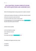 CNA CHAPTER 5 EXAM&vert; ACTUAL&NewLine;QUESTIONS WITH ANSWERS 2026