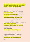 RRT CLINICAL SIMULATIONS &lpar;CSE&rpar; &ndash; NBRC PRACTICE SCENARIOS NEWEST ACTUAL EXAM WITH COMPLETE  VERIFIED QUESTIONS AND ANSWERS 2026