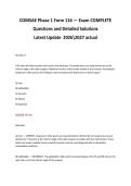 COMSAE Phase 1 Form 116 &mdash; Exam COMPLETE&NewLine;Questions and Detailed Solutions&NewLine;Latest Update 20262027 actual&NewLine;
