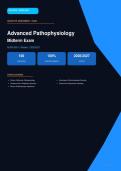 NURS 6501 Advanced Pathophysiology Midterm Exam Walden Actual Exam 2026&sol;2027 &ndash; Complete Exam-Style Questions with 100&percnt; Verified &ndash; Pass Guaranteed &ndash; A&plus; Graded&NewLine;&NewLine;