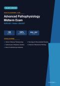 WALDEN NURS 6501 Advanced Pathophysiology Midterm Exam Actual Exam 2026&sol;2027 &ndash; Complete Exam-Style Questions &vert; 100&percnt; Verified &ndash; Pass Guaranteed &ndash; A&plus; Graded&NewLine;&NewLine;