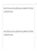 WGU D514 OA ACTUAL 2026 EXAM CURRENTLY TESTING COMPLETE EXAM QUESTIONS WITH