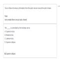 Portage Learning Anatomy & Physiology 2&lowbar; Module 3 Exam QUESTION S AND CORRECT ASNSWERS&period;pdf