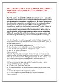 NHA CCMA EXAM 200 ACTUAL QUESTIONS AND CORRECT &NewLine;ANSWERS WITH RATIONALE LATEST 2026 ALREADY &NewLine;GRADED A&plus; 