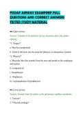 FISDAP AIRWAY EXAMPREP FULL&NewLine;QUESTIONS AND CORRECT ANSWERS&NewLine;TESTED STUDY MATERIAL
