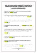 RAMP -RESPONSIBLE ALCOHOL MANAGEMENT PROGRAM&vert; ACTUAL EXAM QUESTIONS AND DETAILED VERIFIED SOLUTIONS &vert;GRADED A&plus;&vert;NEWEST 2026&sol;2027 UPDATE&excl;&excl;&excl;