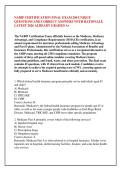 NABIP CERTIFICATION FINAL EXAM 200 UNIQUE &NewLine;QUESTIONS AND CORRECT ANSWERS WITH RATIONALE &NewLine;LATEST 2026 ALREADY GRADED A&plus; 