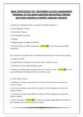 RAMP CERTIFICATION EXAM BUNDLE -RESPONSIBLE ALCOHOL MANAGEMENT PROGRAM&vert; ACTUAL EXAM QUESTIONS AND DETAILED VERIFIED SOLUTIONS &vert;GRADED A&plus;&vert;NEWEST 2026&sol;2027 UPDATE&excl;&excl;&excl;