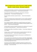 Police Sergeant Exam with all Correct & 100&percnt; Verified Answers &vert;Latest Version &vert;Already Graded A&plus;