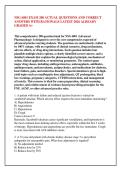 NSG 6001 EXAM 200 ACTUAL QUESTIONS AND CORRECT &NewLine;ANSWERS WITH RATIONALE LATEST 2026 ALREADY &NewLine;GRADED A&plus;