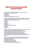 N352 Unit 3 Practice Questions With Complete Solutions