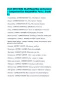 UTAH SFO FINAL EXAM Question and Answer&NewLine;&vert; Comprehensive Preparation Pack &vert; Grade&NewLine;A&plus;