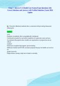 Chap 1 - Intro to U&period;S&period; Health Care System Exam Questions with&NewLine;Correct Solutions and Answers with Verified Solutions &vert; Latest 2026&NewLine;Update