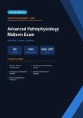 NURS 6501 Advanced Pathophysiology Midterm Exam Walden Actual Exam 2026&sol;2027 &ndash; Complete Exam-Style Questions &vert; 100&percnt; Verified &ndash; Pass Guaranteed &ndash; A&plus; Graded&NewLine;&NewLine;