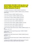 AIR METHODS PRE-HIRE EXAM Questions and&NewLine;Answers 2026 &vert; Comprehensive Review with&NewLine;Detailed Rationales &vert; Grade A&plus;