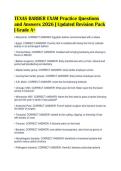 TEXAS BARBER EXAM Practice Questions&NewLine;and Answers 2026 &vert; Updated Revision Pack&NewLine;&vert; Grade A&plus;