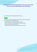 Boating Exam&colon; Tennessee Exam Questions with Correct Answers 100&percnt;&NewLine;and Answers with Verified Solutions &vert; Latest 2026 Update&NewLine;