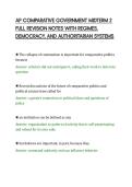 AP COMPARATIVE GOVERNMENT MIDTERM 2 &NewLine;MOCK EXAM AND STUDY MATERIAL WITH &NewLine;COUNTRY CASE STUDIES AND ANALYTICAL &NewLine;QUESTIONS 