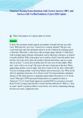 Tennessee Boating Exam Questions with Correct Answers 100&percnt; and&NewLine;Answers with Verified Solutions &vert; Latest 2026 Update